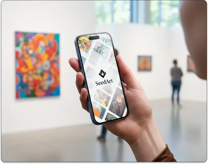SeedArt App in Museum